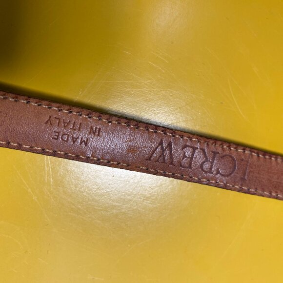 J-Crew, Italian Leather Skinny Belt 36 Inches - Picture 3 of 5
